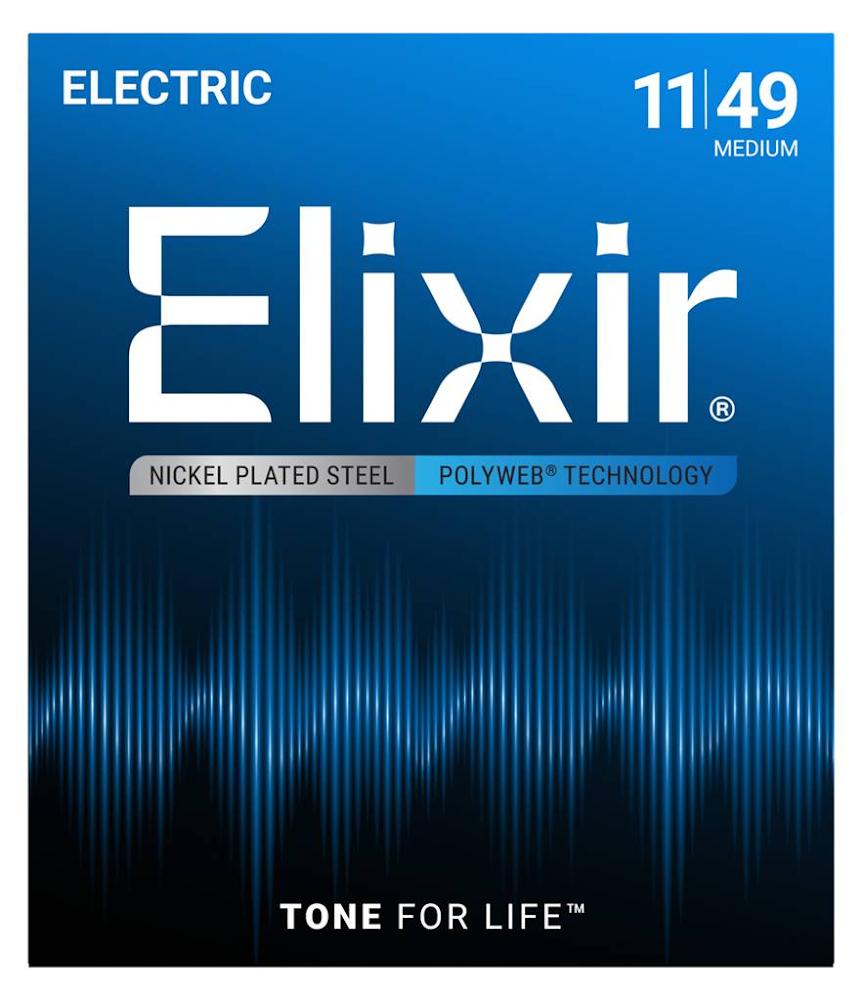 Elixir E12100 Poly Elec Medium 11-49 Set